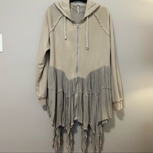 Free People Grey Hoodie
